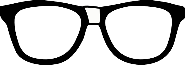 Glasses Clip Art - Nerd Glasses Photo Booth (600x213)