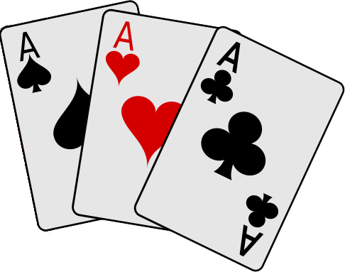 Elegant Card Clip Art Playing Cards Clip Art Bing Images - Vegas Cards Png (486x383)