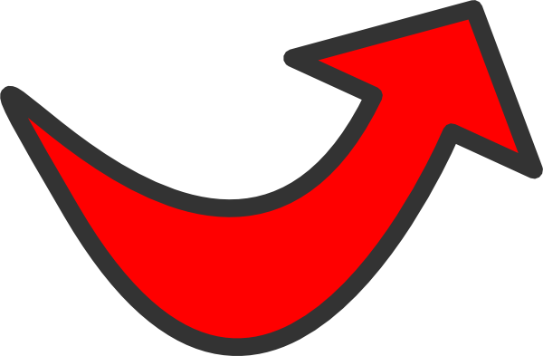 Fall-rise Arrow Clip Art At Clker - Rise Clipart (600x393)