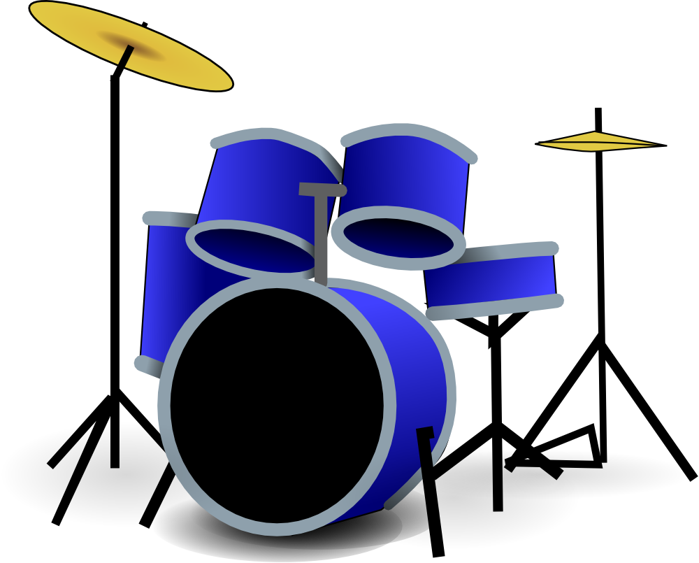 Clip Arts Related To - Drums Clipart (1000x805)