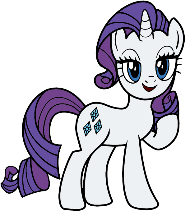 My Little Pony Coloring Pages Rarity (600x690)