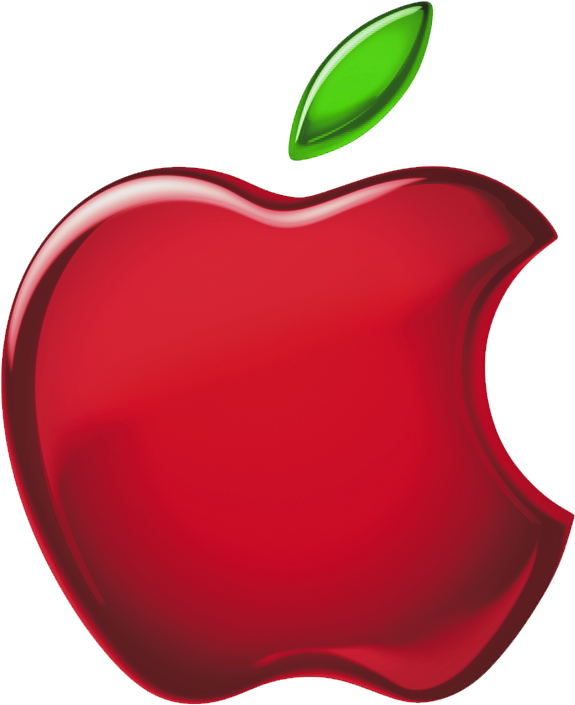 Apple Green Apple Logo - Apple Logo Red And Green (720x720)