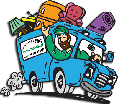 Junk Hauling Truck Cartoon Bing Images - Logos For Junk Removal (400x352)