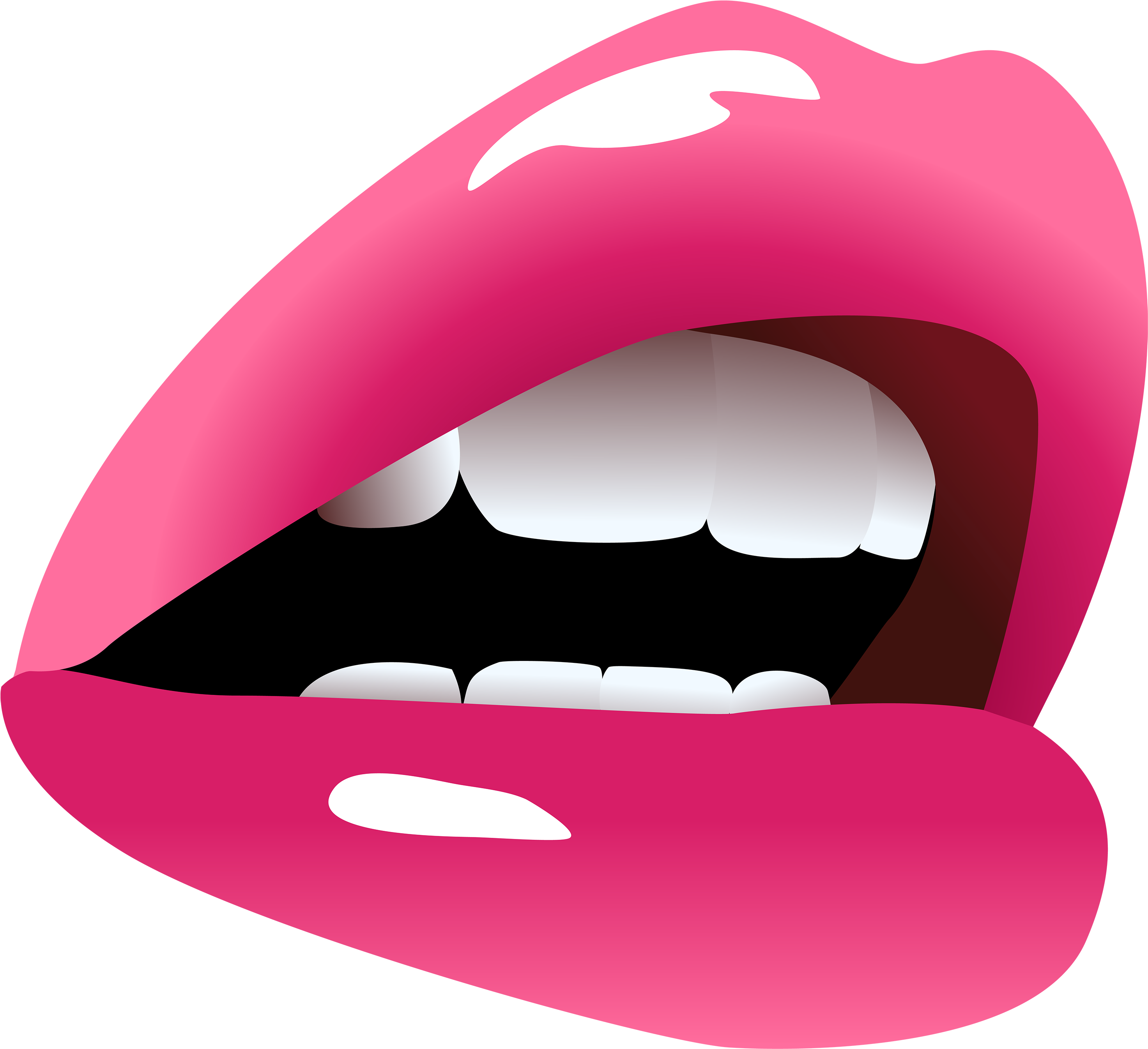 Mouth Pink Png Clipart Image - Pink Mouth Png (3000x2743)