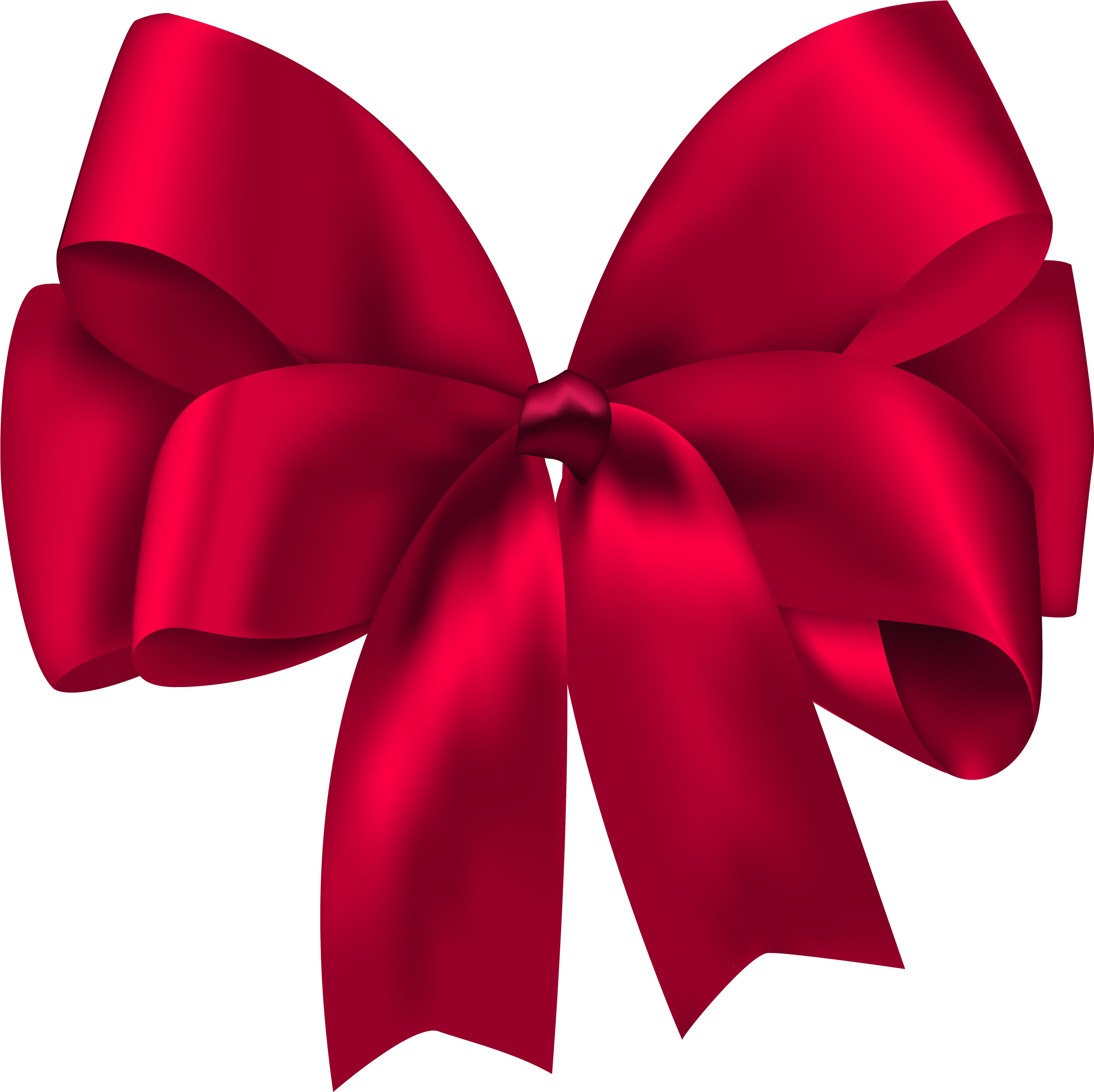 Beautiful Red Bow Png Clipart - Red Bow Png (3000x2994)