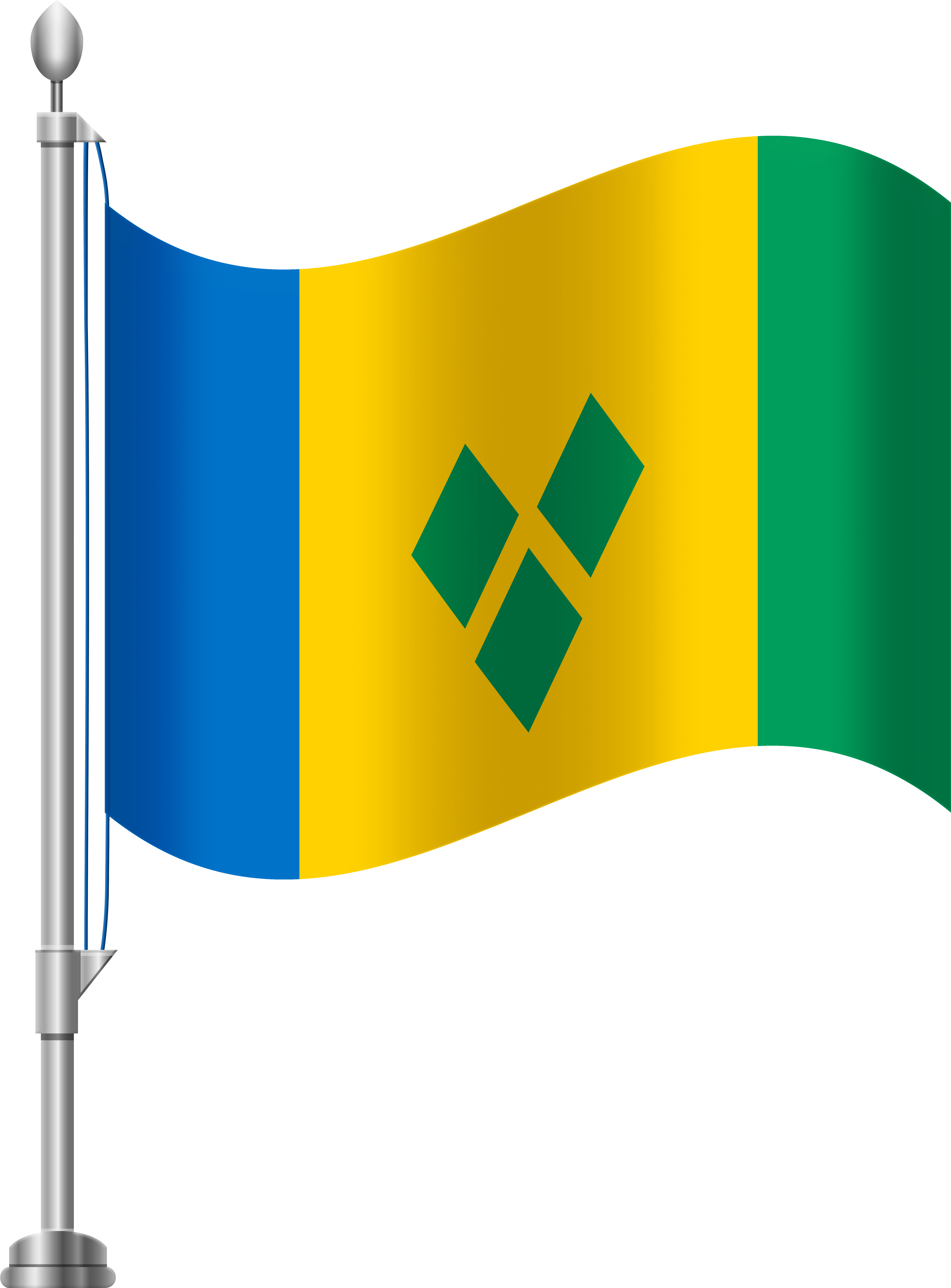 St Vincent And The Grenadines Flag Png Clip Art - St Vincent And The Grenadines Flag Png Clip Art (6141x8000)