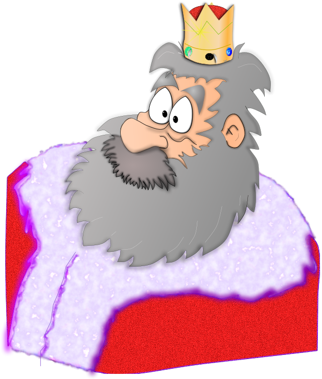 King Clipart - Santa With Crown (778x800)