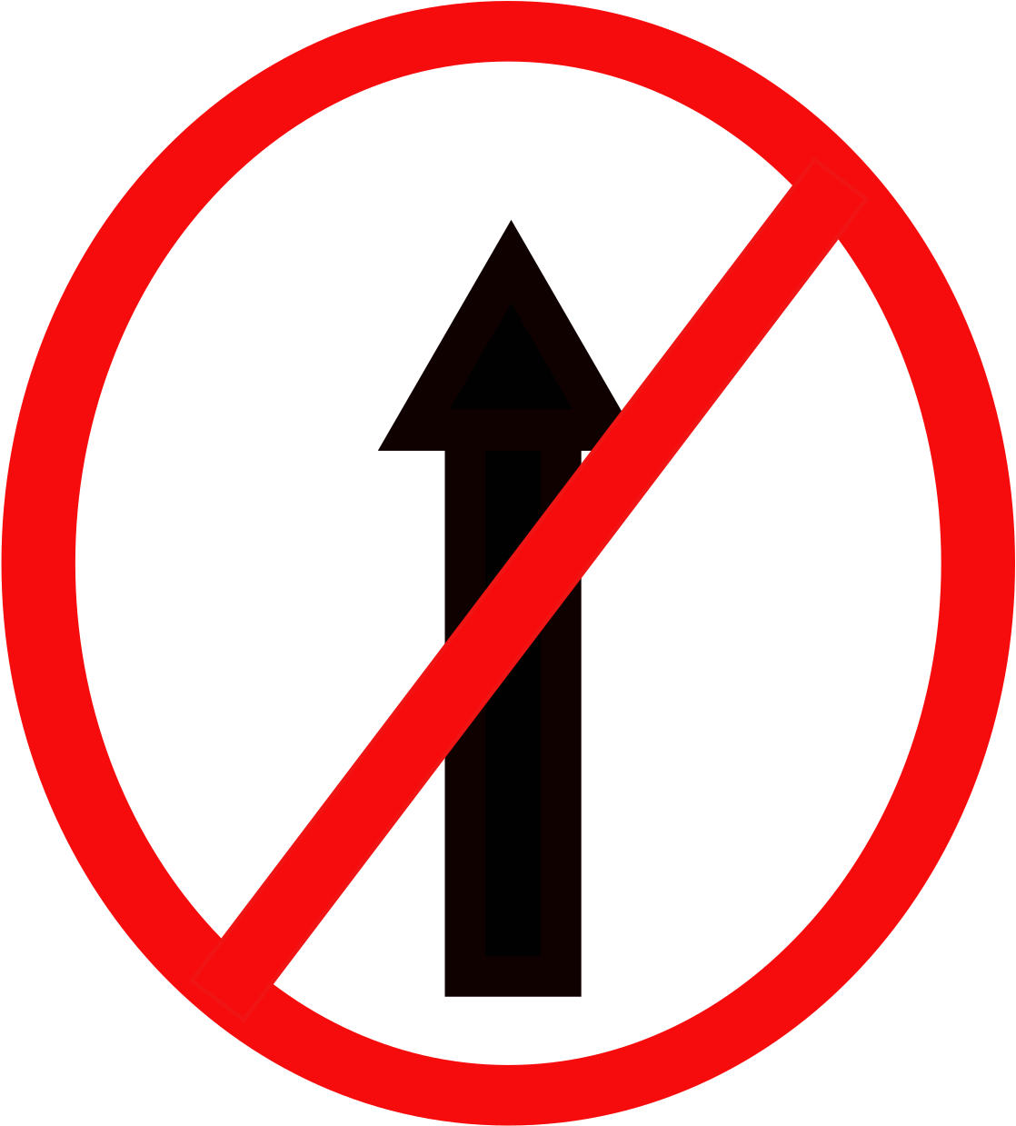 Big Image - No Entry Traffic Sign India (1697x2400)