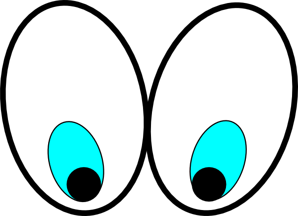 Clip Art Eyes Looking Down Clipart - Emoji Eyes Looking Down (600x434)