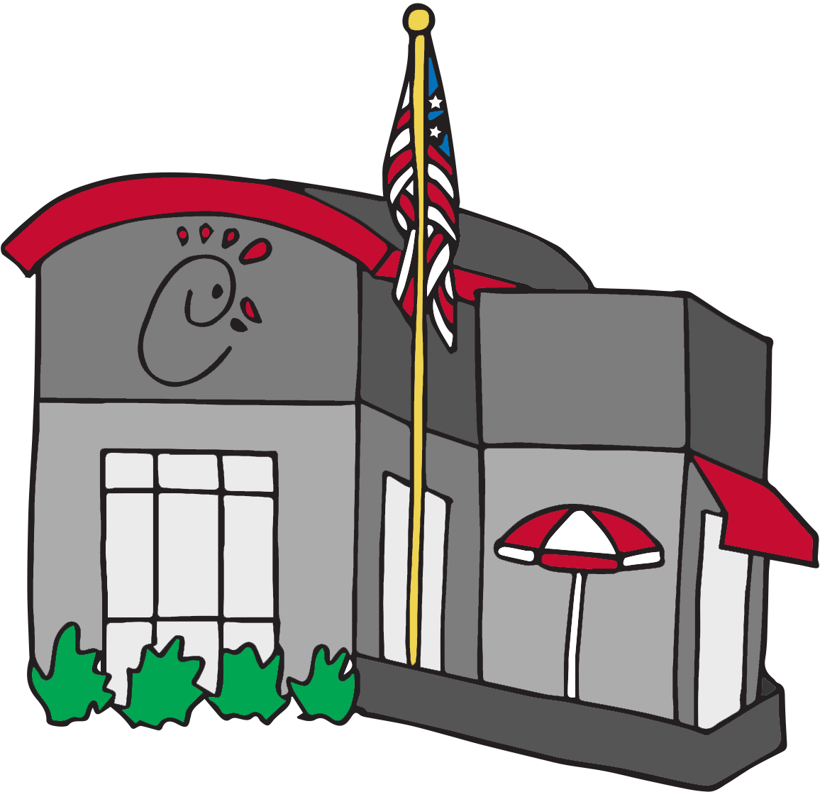 Illustration, Presentation Design - Chick Fil A Clipart (1156x1116)