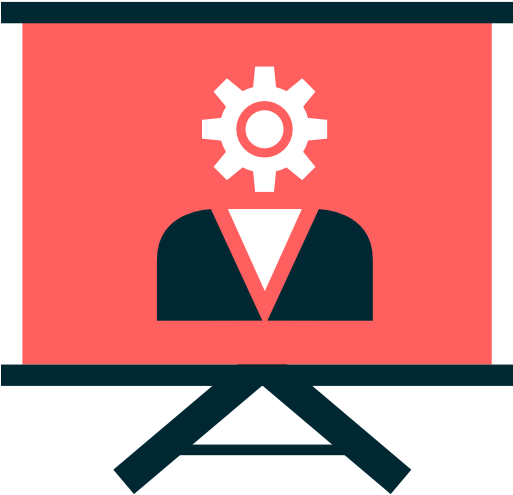 Screen, Powerpoint, Presentation, Interface, Projector, - Website Presentation Icon Png (512x512)