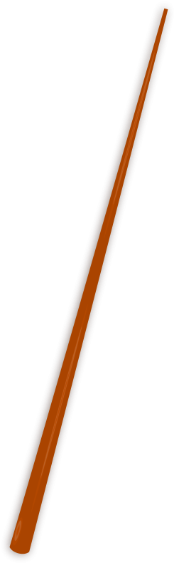 Presentation Stick Clip Art - Tan (256x800)