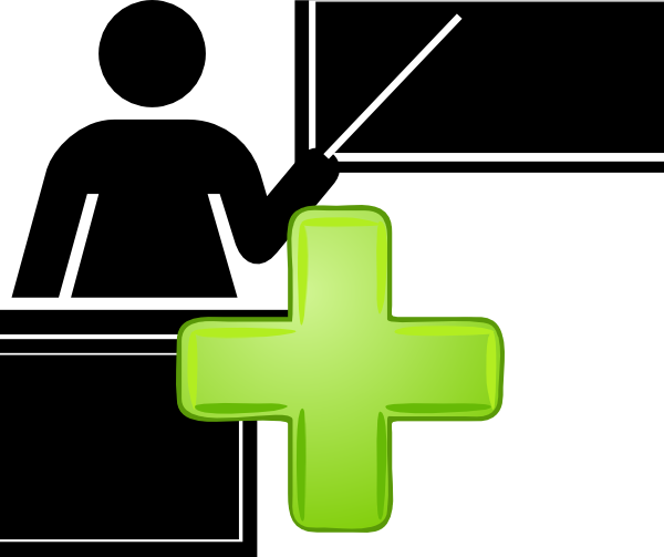 Add Teacher Clip Art - Teacher Silhouette (600x503)