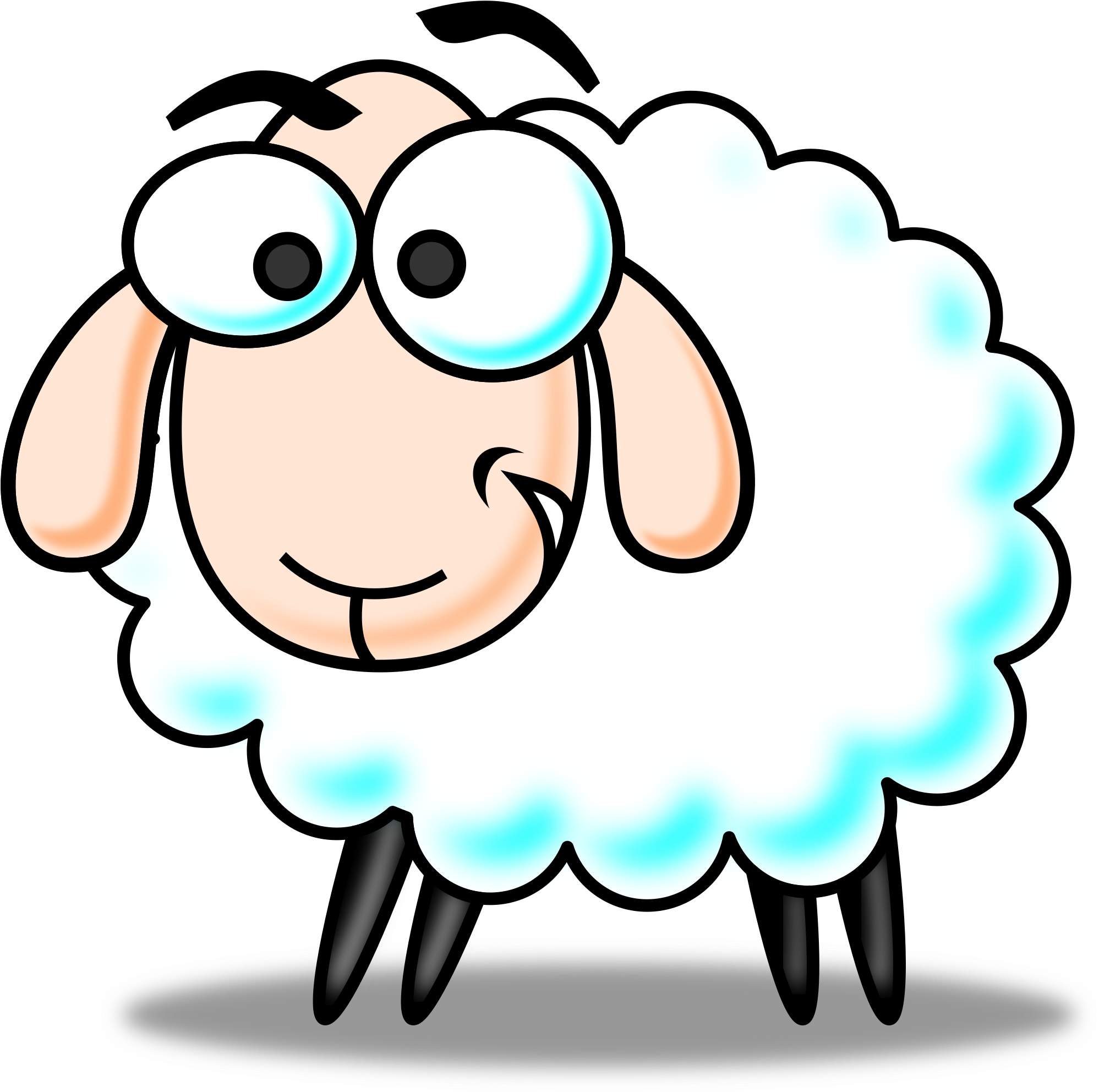 Lamb Face Clip Art Eid Sheep Png 2400x2385 Png Clipart Download