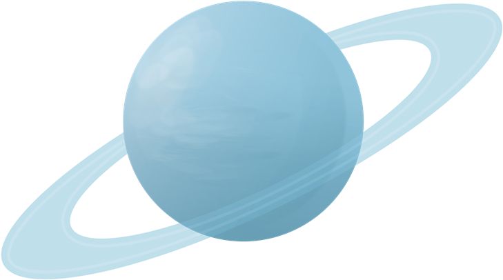Uranus Clipart - Uranus Planet Cartoon Png (800x504)