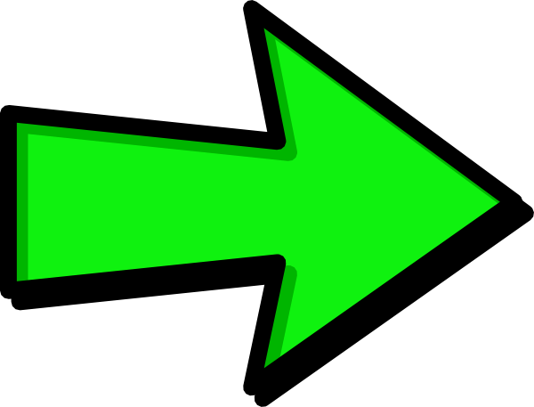 Arrow Clipart Transparent Background Pencil And In - Green Arrow Png (600x457)