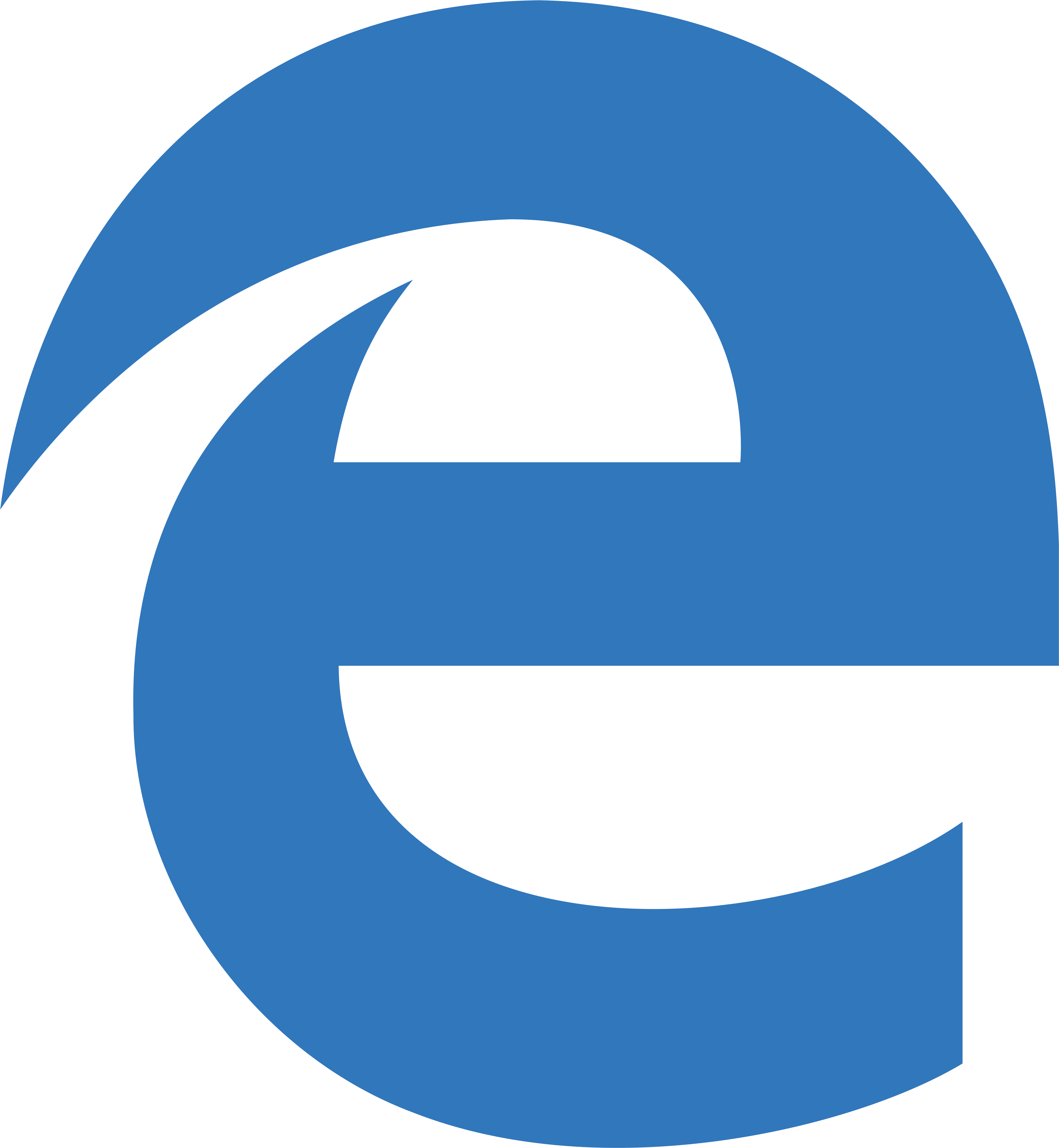 Though One Part Of The World Is Experiencing The New - Microsoft Edge Logo Vector (5896x6400)