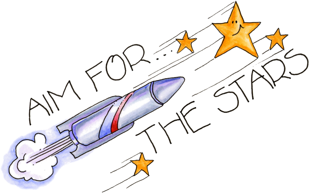 Aim For The Stars Clip Art - Great Job Clip Art (1099x681)