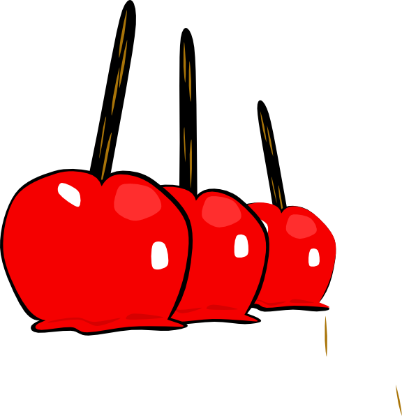 Candy Apples Clipart Yummy Clip Art At Clker Com Vector - Candy Apple Clipart (576x596)