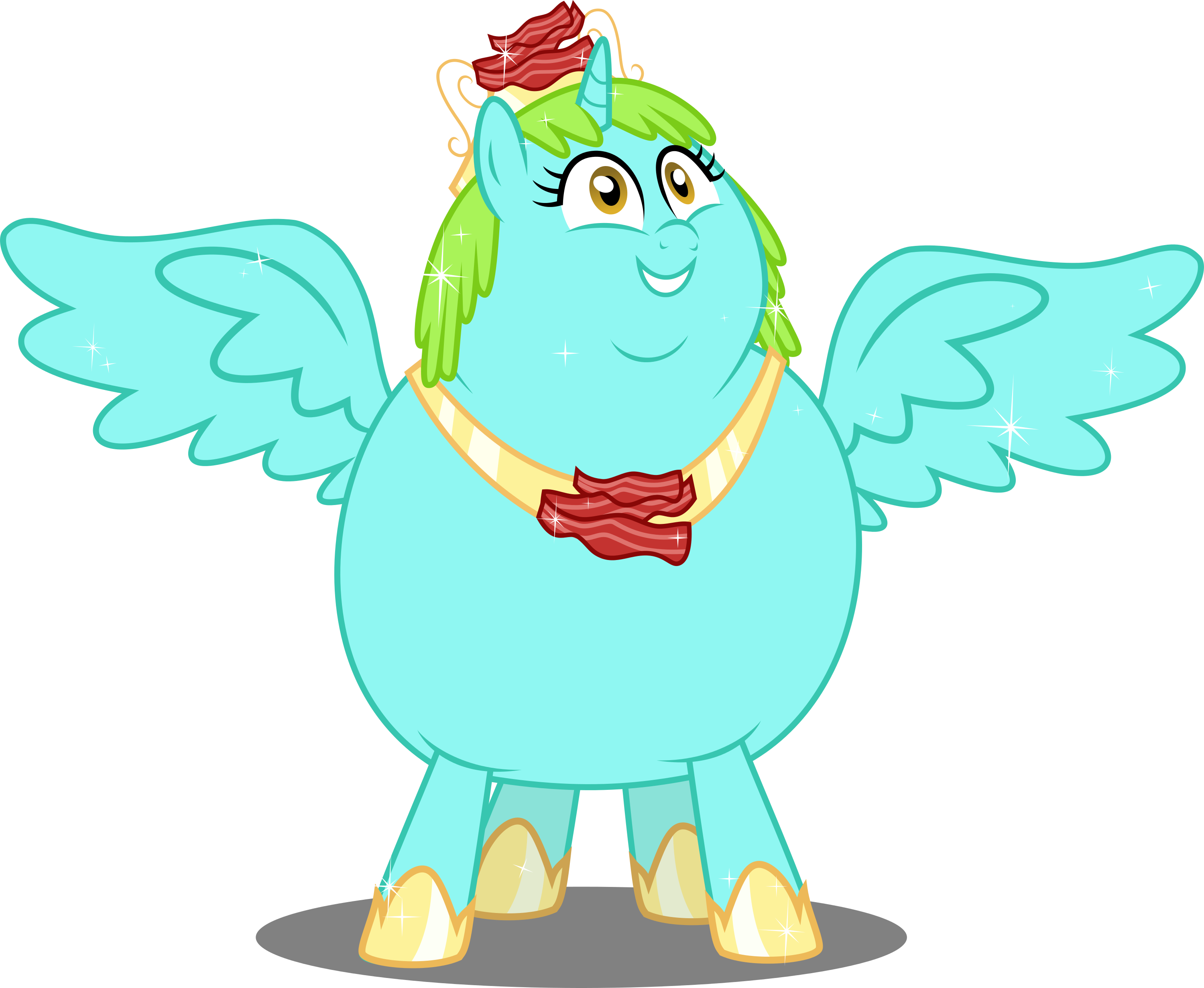 The Biggest Princess To Come To The Show My Little - Cartoon (3000x2463)
