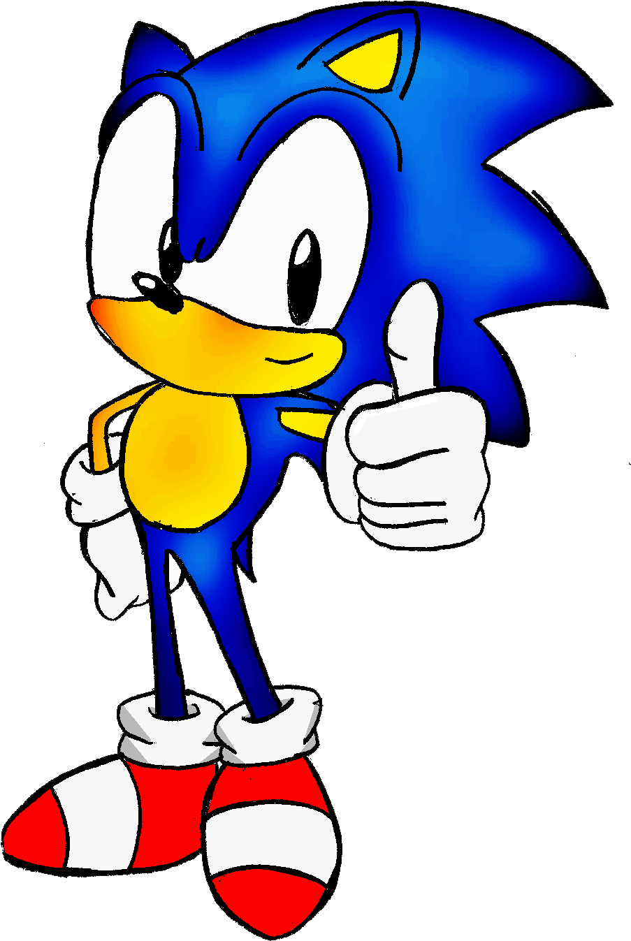Sonic Clip Art - Clip Art Sonic (1300x1526)