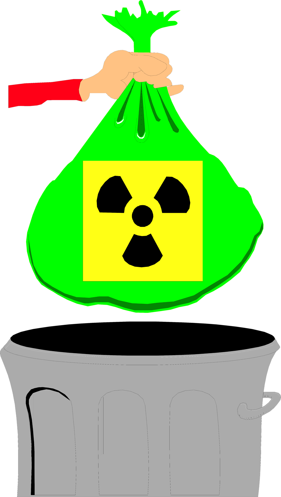 Toxic - Clip Art Hazardous Waste (958x1693)