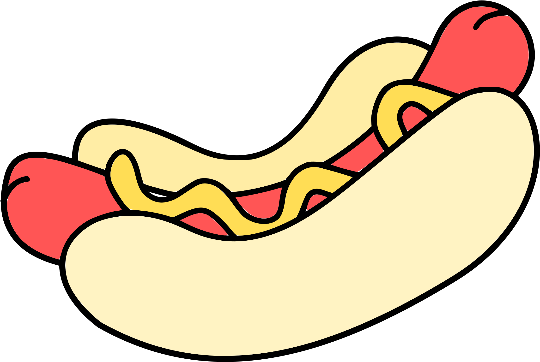 Free Stock Photos - Hot Dog Clip Art (2400x1652)
