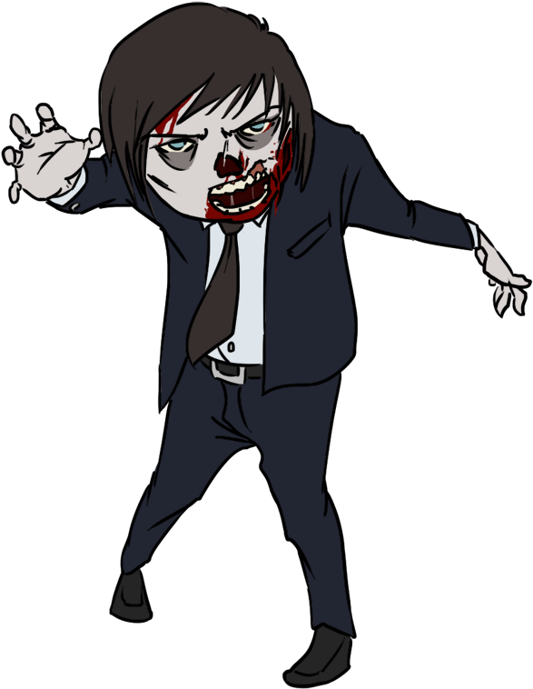 Zombie Clip Art - Halloween Zombie Clip Art (676x835)