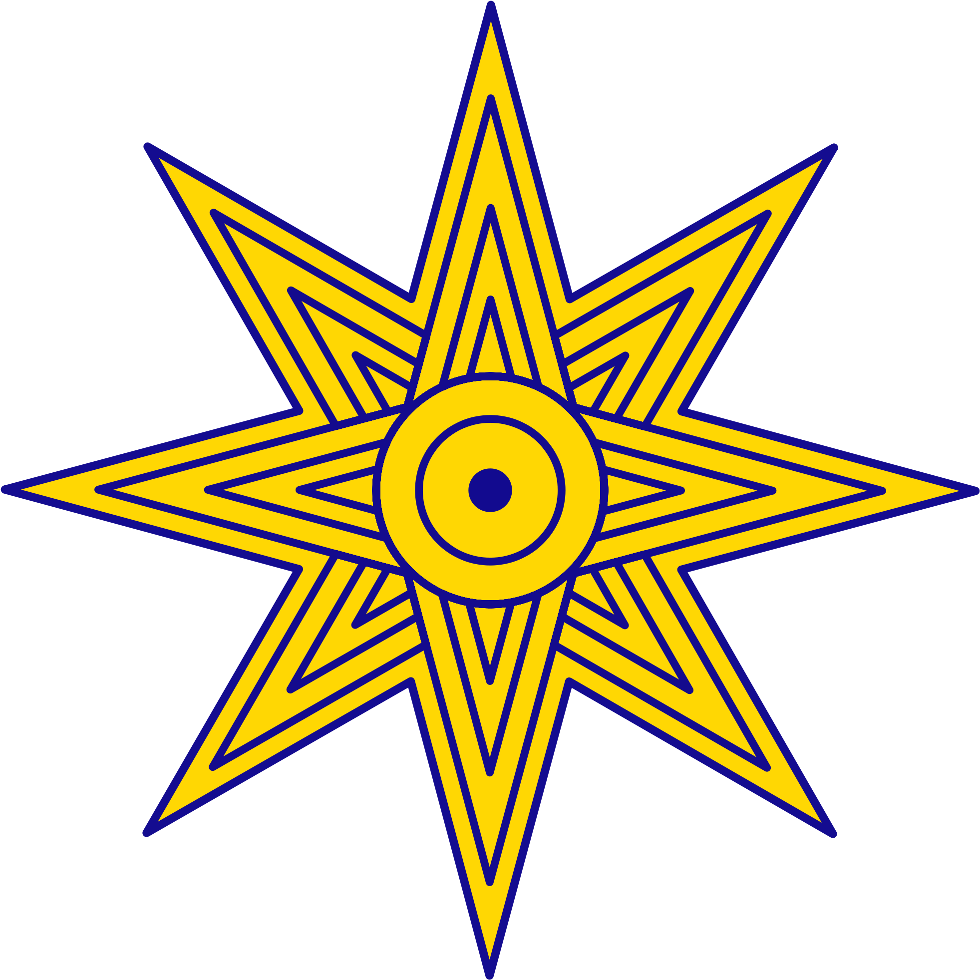 Star Of Ishtar - Eight Pointed Star Ishtar (2000x2000)