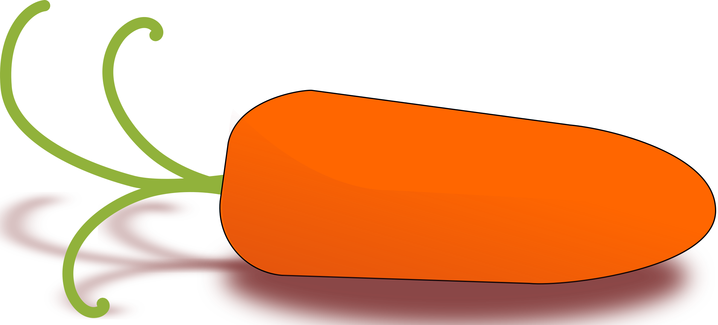 Carrot Clip Art (2400x1086)