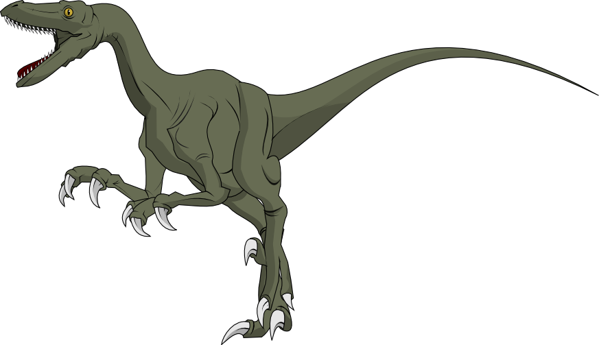 Velociraptor Clipart - Lesothosaurus (873x503)