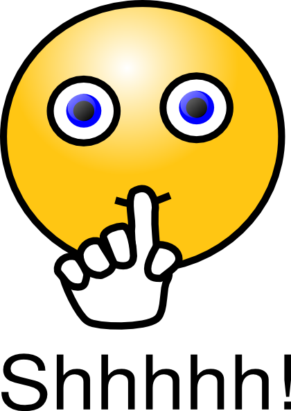 Shhh Quiet Clipart Free Download Clip Art On Sign - Quiet Sign (420x592)