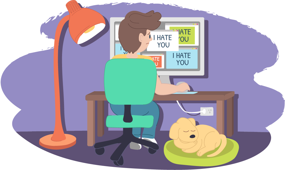 Online Harassment - Online Harassment Clipart Free (1001x598)