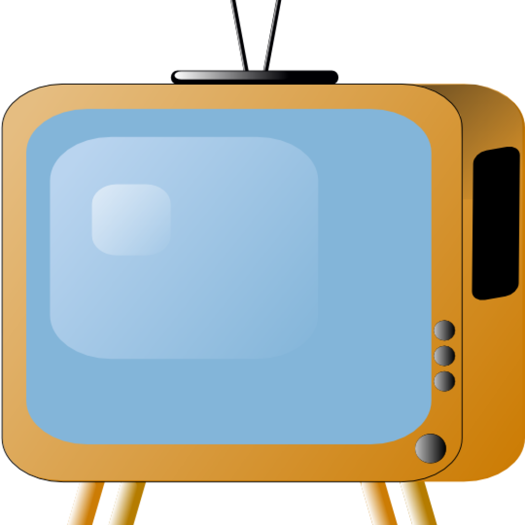 Tv Clip Art Old Styled Tv Set Clip Art Free Vector - Tv Clip Art (1024x1024)