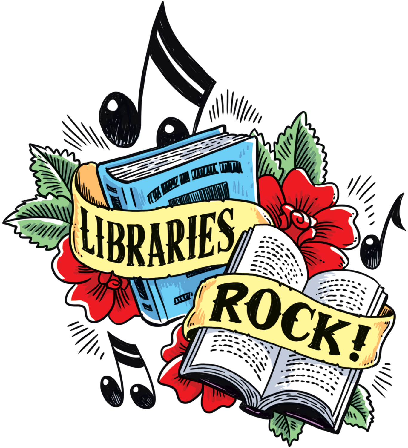 2018, Mayor's Summer Reading Club, Logo, Libraries - Libraries Rock Summer Reading (1500x1585)