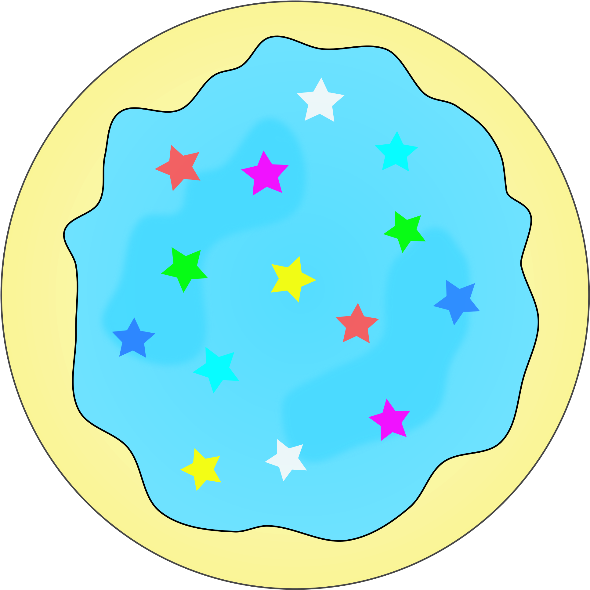 Clipart Blue Sugar Cookie - Sugar Cookie Clipart (2400x2400)