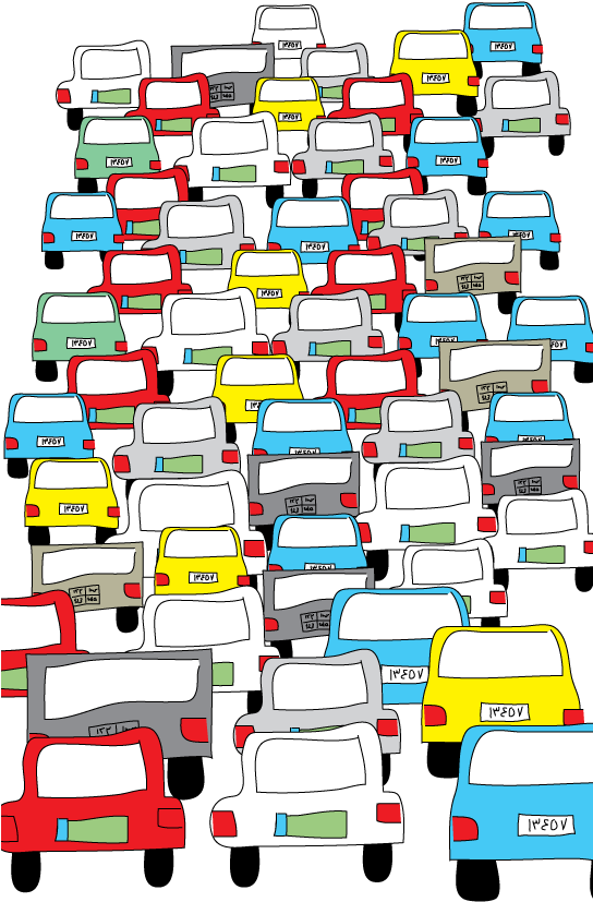 Ci Ho Messo Almeno Venti Minuti Per Fare Quattro Chilometri, - Traffic In Lebanon (543x874)