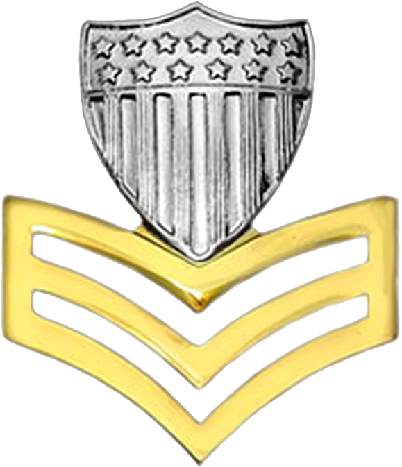 United States Coast Guard Enlisted Rate Insignia - Coast Guard First Class Petty Officer (600x693)