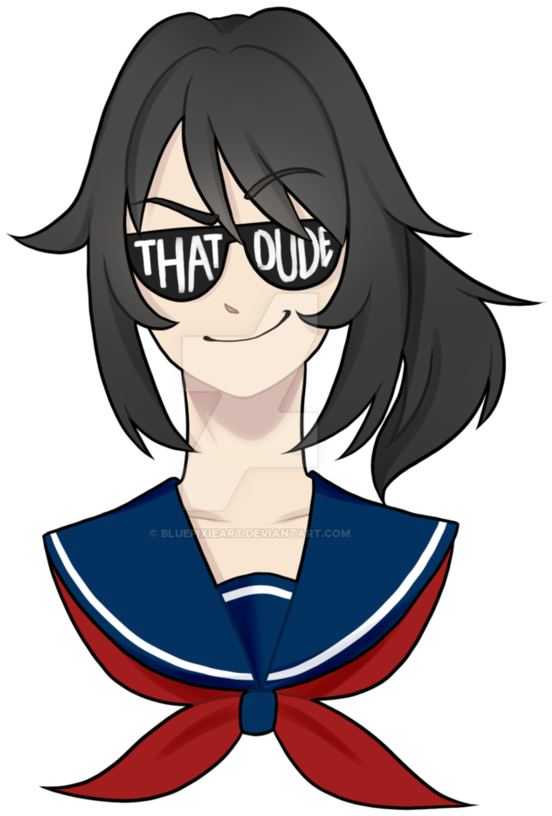 Yandere Chan Is That Dude By Bluepixieart - Яндера Чан (894x894)
