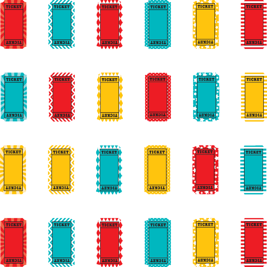 Tcr5802 Carnival Tickets Mini Accents Image - Teacher Created Resources Tcr5802 Carnival Tickets (900x900)