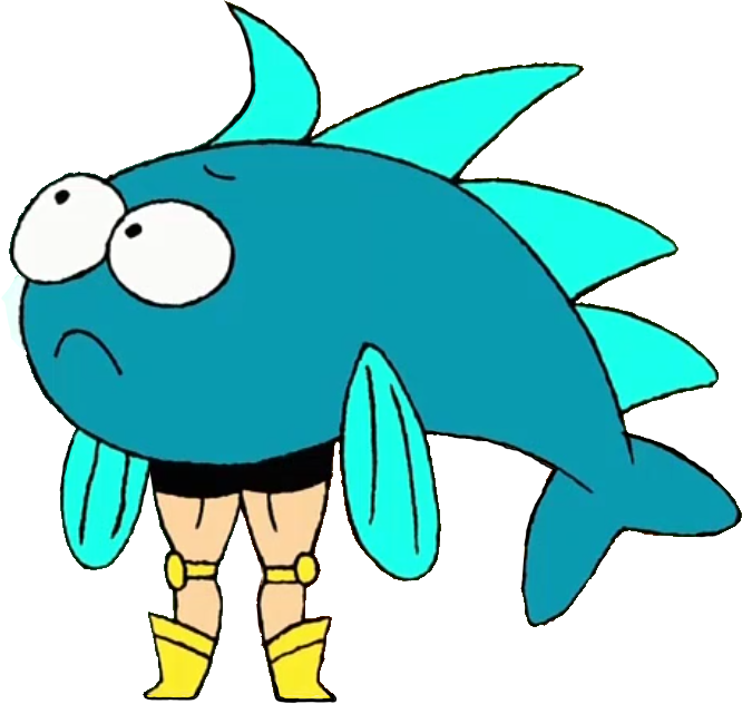 Fish Dude - Ok Ko Fish Dude (666x632)