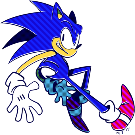 Blue Dude With A Tude Dude Blude - Cartoon (500x508)