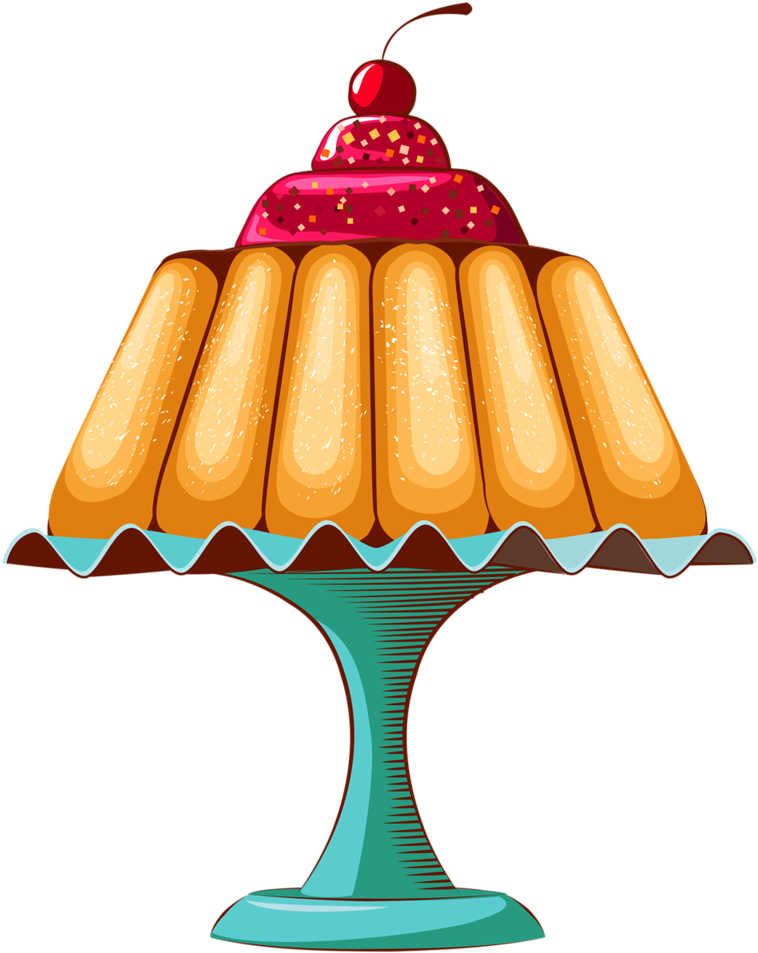 Cupcake & Bolos E Etc - Clip Art (833x1024)