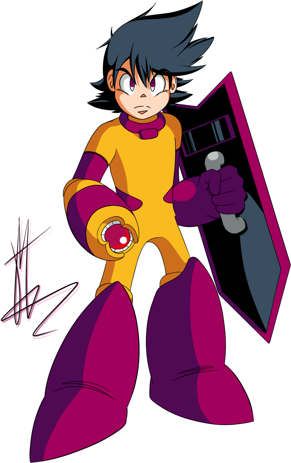 Pixelated Dude 5 1 Mega Man - Rhythm Megaman (1024x1658)