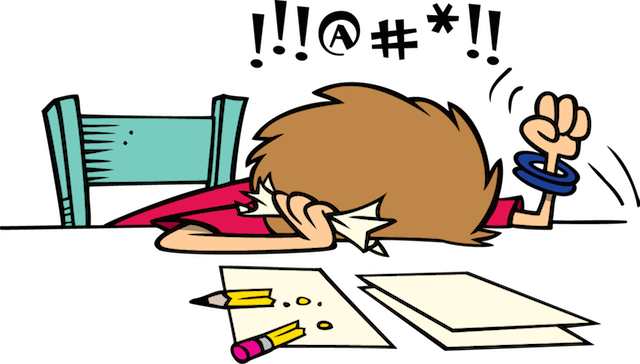 How To Get Bad Grades In College - Bang Head On Desk (640x364)