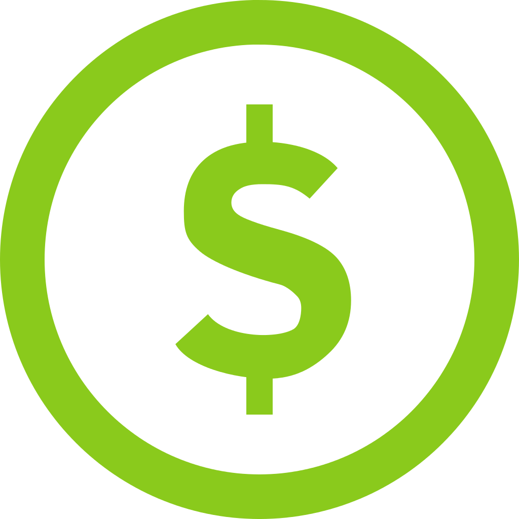 Rents Checked Daily - Dollars Sign Clipart Png (1024x1024)