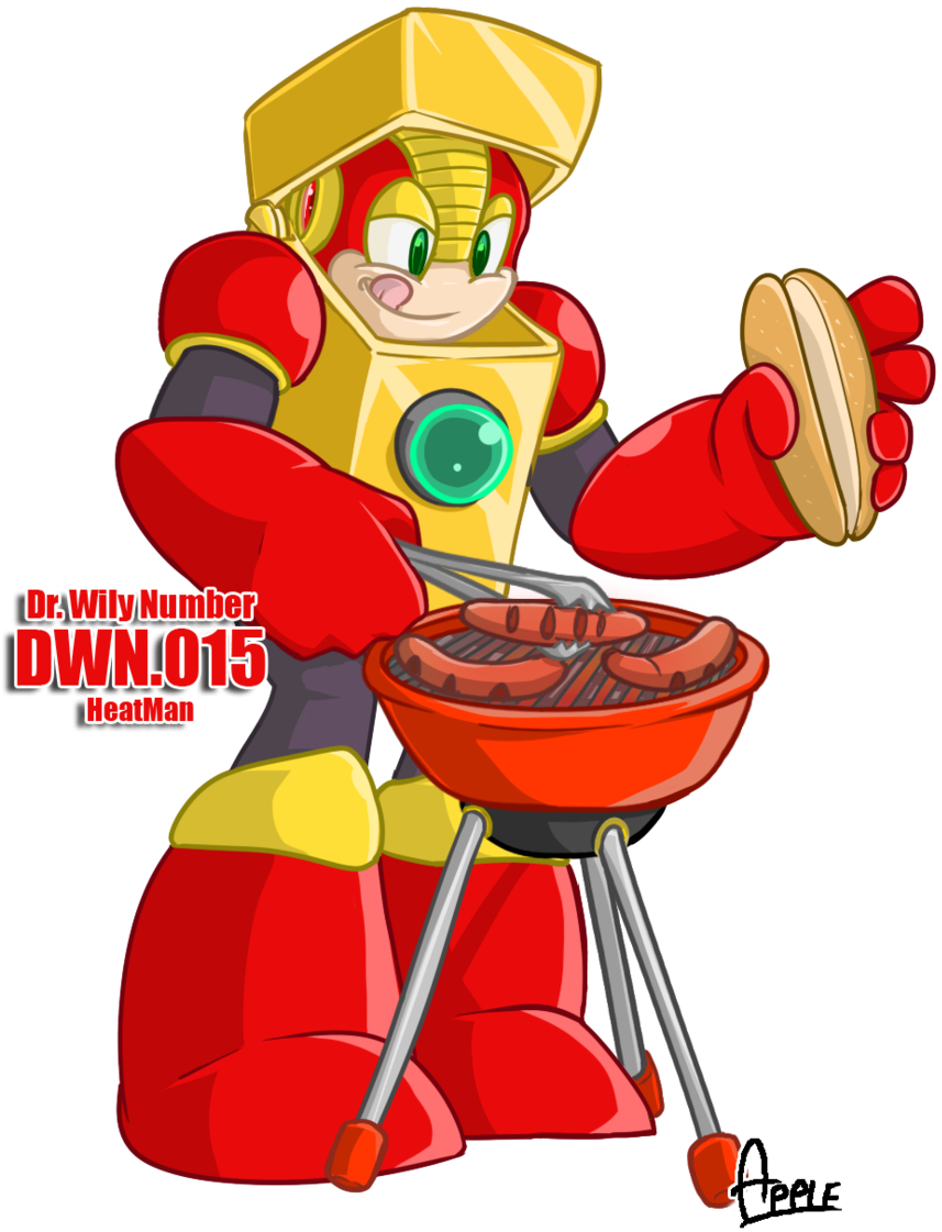 Dwn15 Heatman By Applesrockxp Dwn15 Heatman By Applesrockxp - Heat Man Mega Man (900x1167)