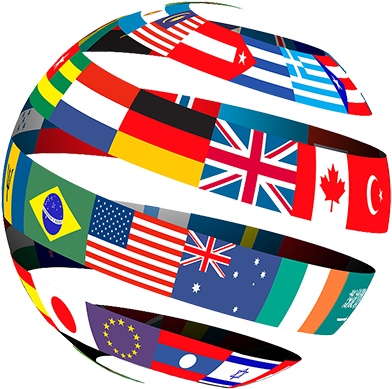 Globe Flags Of The World (400x398)