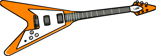 Electric Guitar Clip Art (600x216)