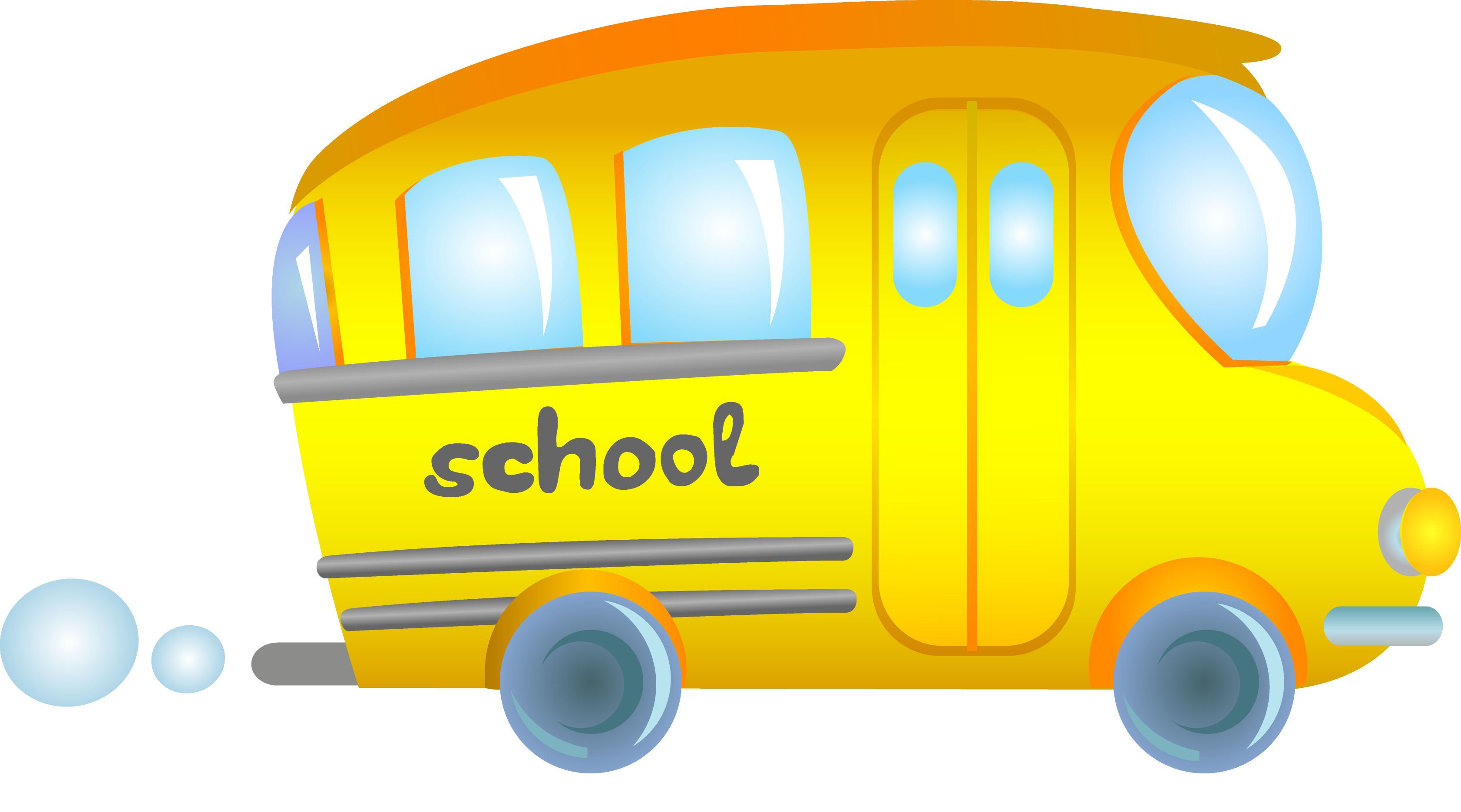 Bus Drawing Clip Art - Bus Drawing Clip Art (3364x1870)